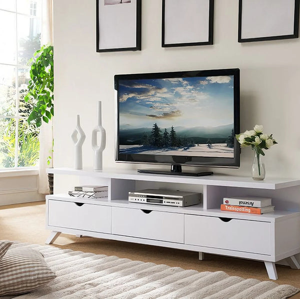 TV unit 150×40 cm - white - tv16 