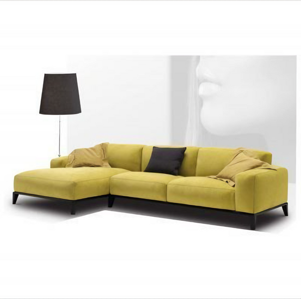 L-shaped corner 2 pieces 170x300 cm - yellow black - Km 283 