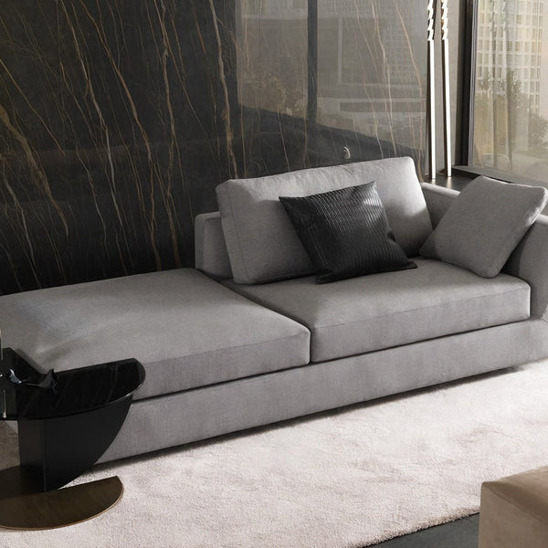 Beech wood sofa 200×85 cm - gray - WS106