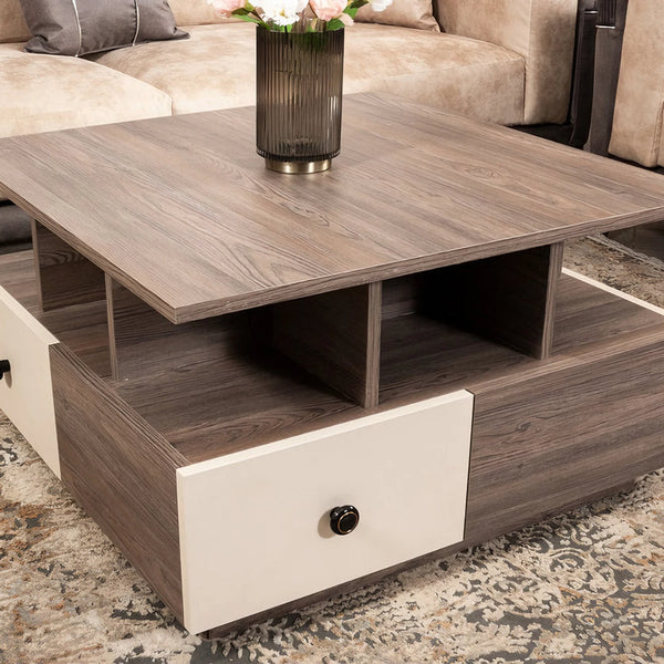 Living room table 100 x 50 cm - white - ta 9