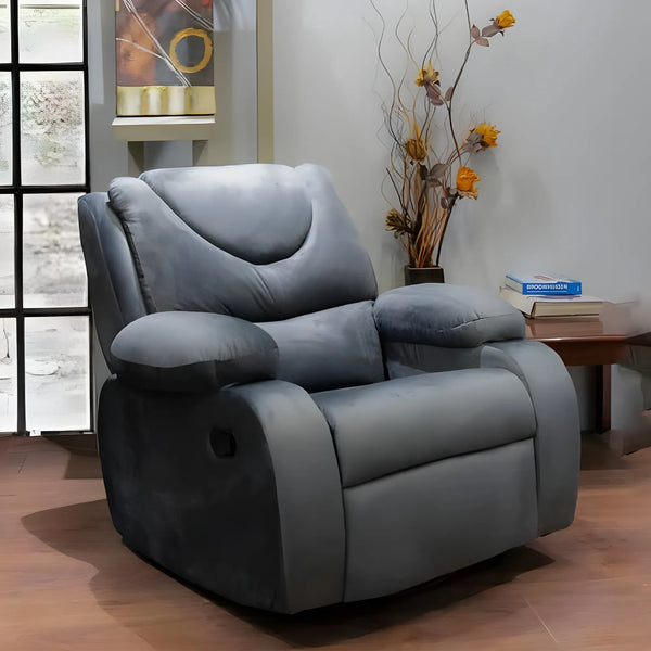 Lazy Boy Chair 92x85 cm - Grey - LZ13