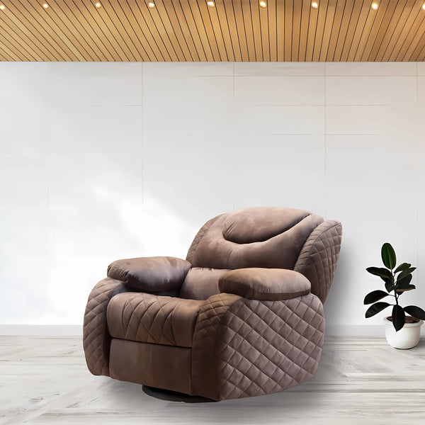 Lazy Boy Chair 92x85 cm - Brown - LZ21