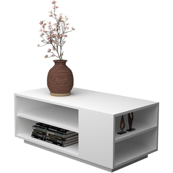 Sofa table 100×50 cm - white beige - ta5