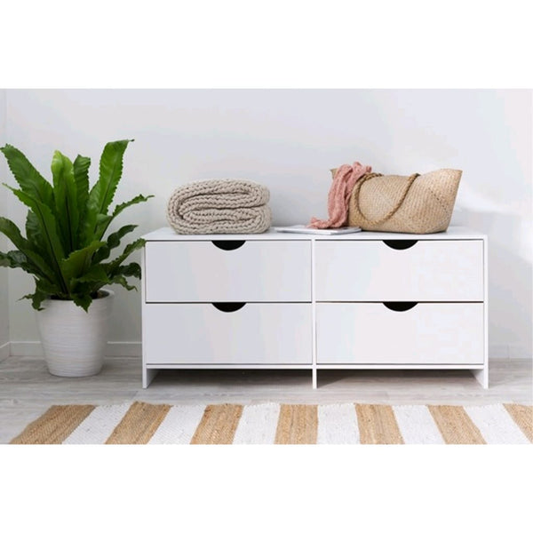 Drawer unit with 6 drawers 80×120 cm - wooden - WS 51