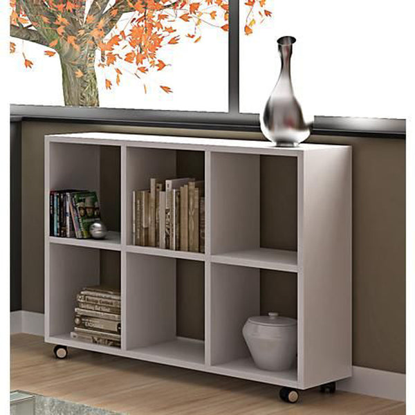 Steel bookcase, 4 shelves, 180×60 cm - black - E22