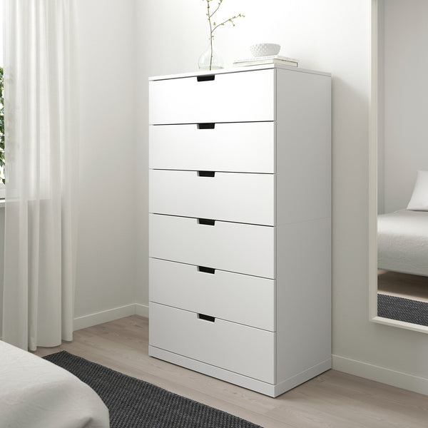 Drawer unit with 6 drawers 80×120 cm - wooden - WS 51