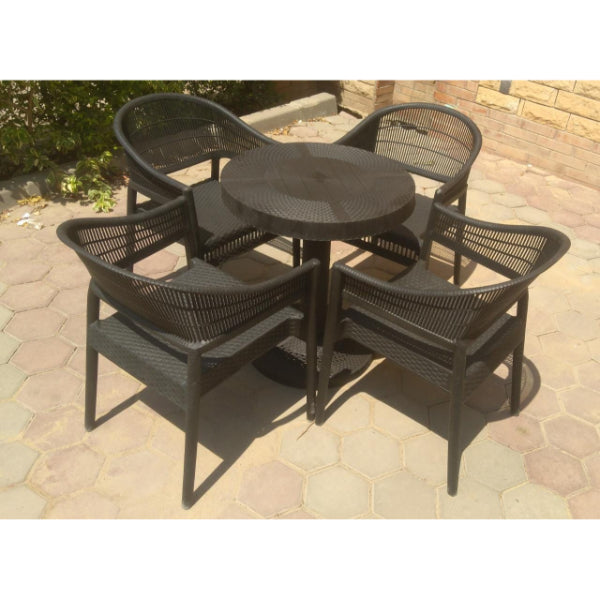 Dbar set consisting of 4 chairs and a table - waad 4