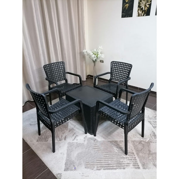 Dbar set consisting of 4 chairs and a table - waad 4