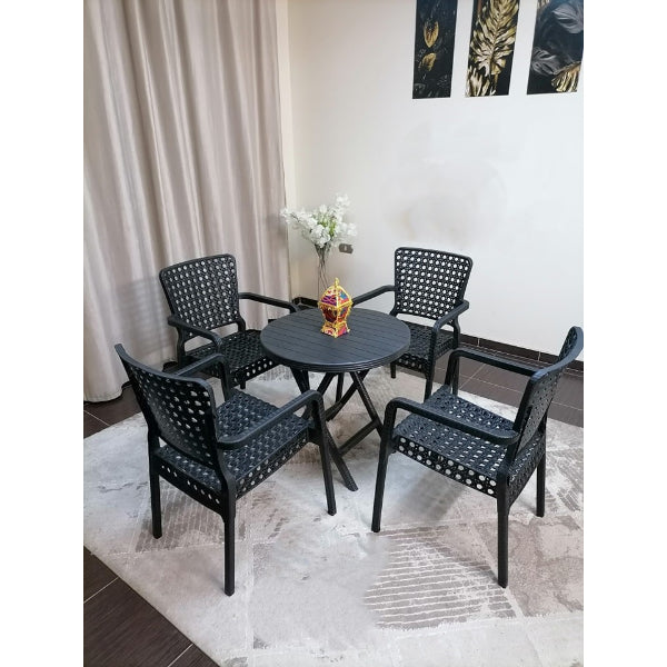 Dbar set consisting of 4 chairs and a table - waad 4