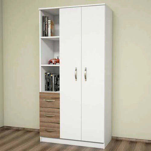 Wardrobe with 4 leaves, 160×200 cm - Gray Black - STRG141