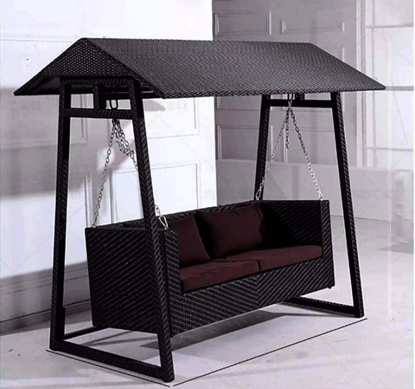 Swing for two people 210 x 200 cm - Black Brown - Waad28