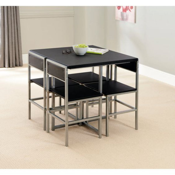 5 piece dining set - black brown - sst88