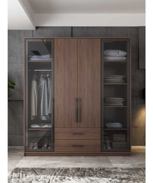 <img src="puppy.jpg" alt="دولاب ملابس 4 ضلفة 220×160 سم - اسود بني - wardrobe35,Segal Furniture"/>